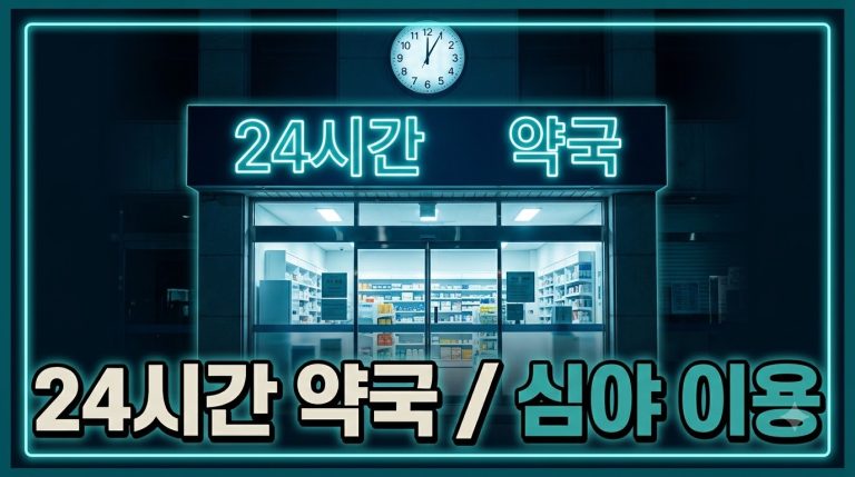 24시간 약국 — 병원·약국 찾기 종합