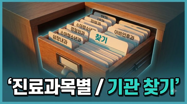 진료과목별 — 병원·약국 찾기 종합