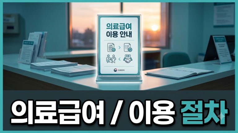 의료급여 이용 절차 — 단계별 기관 이용 순서 (2026)