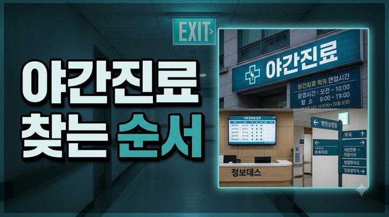 야간진료 — 병원·약국 찾기 종합