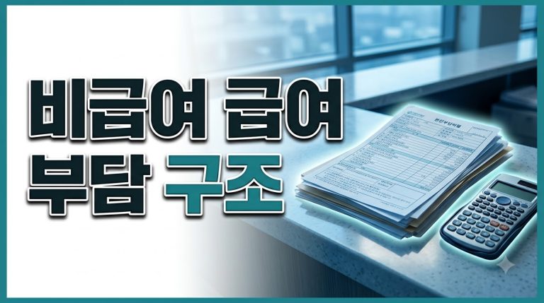 비급여 vs 급여 vs 선별급여 — 부담 구조 비교