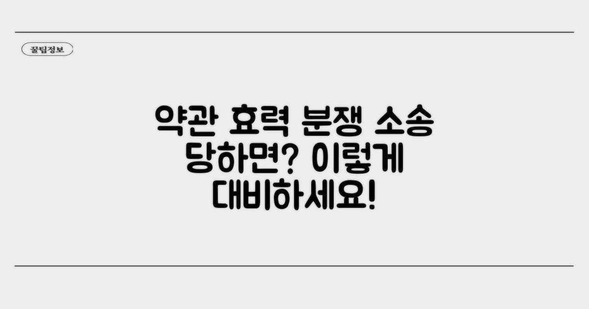 약관 효력 다툼, 소송 당하면?