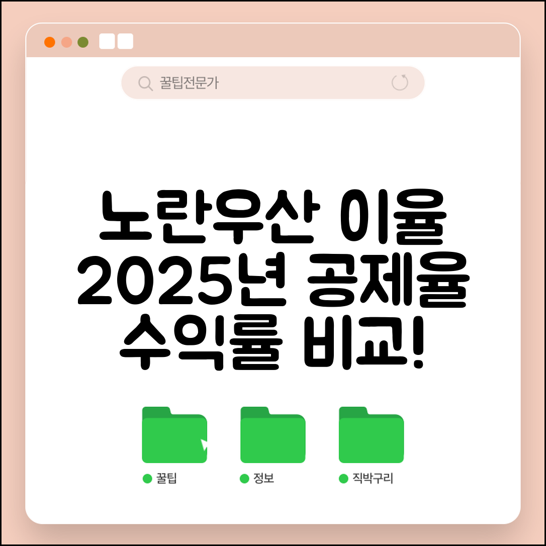 노란우산공제 이율 | 2025년 공제이율 | 수익률 비교 분석