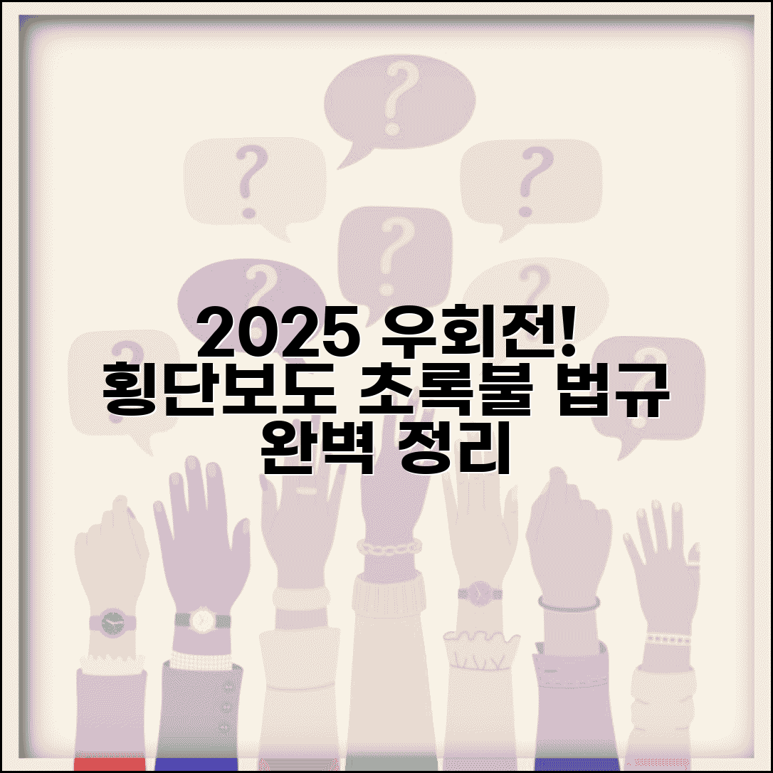 우회전 횡단보도 초록불 2025 개정 | 2025년 우회전 법규 변경 완벽 정리