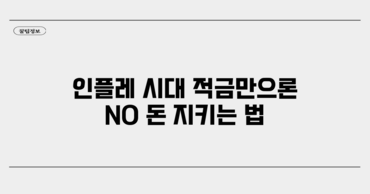 인플레이션 시대, 적금만으로는 부족한 이유