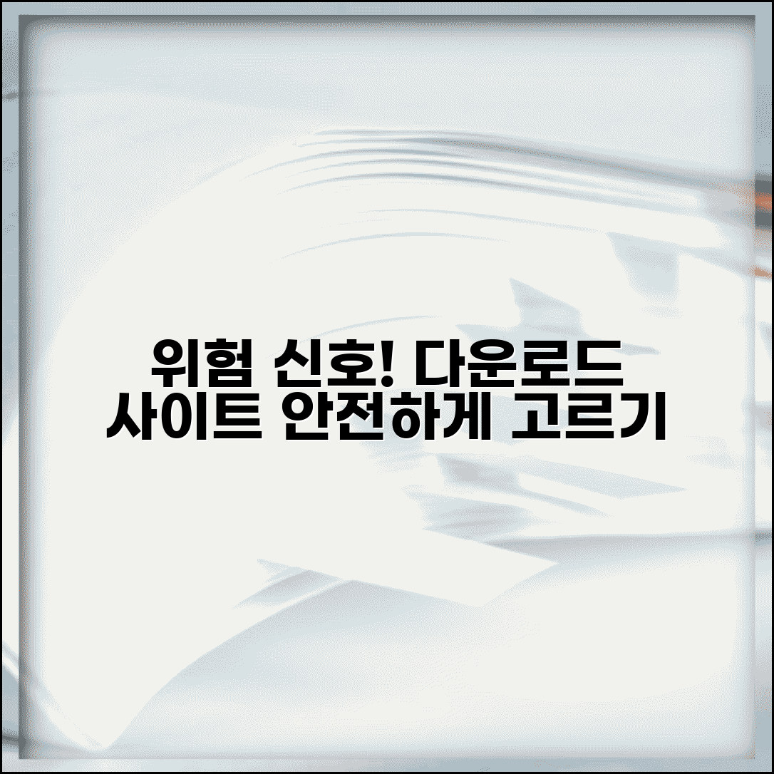 다운로드 사이트 안전하게 고르는 법 위험 신호 체크