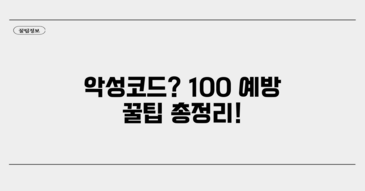 악성코드 감염 예방 꿀팁 모음