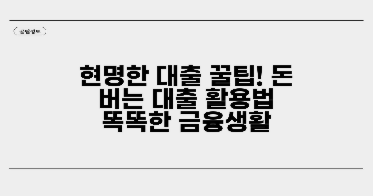 현명한 대출 활용 꿀팁