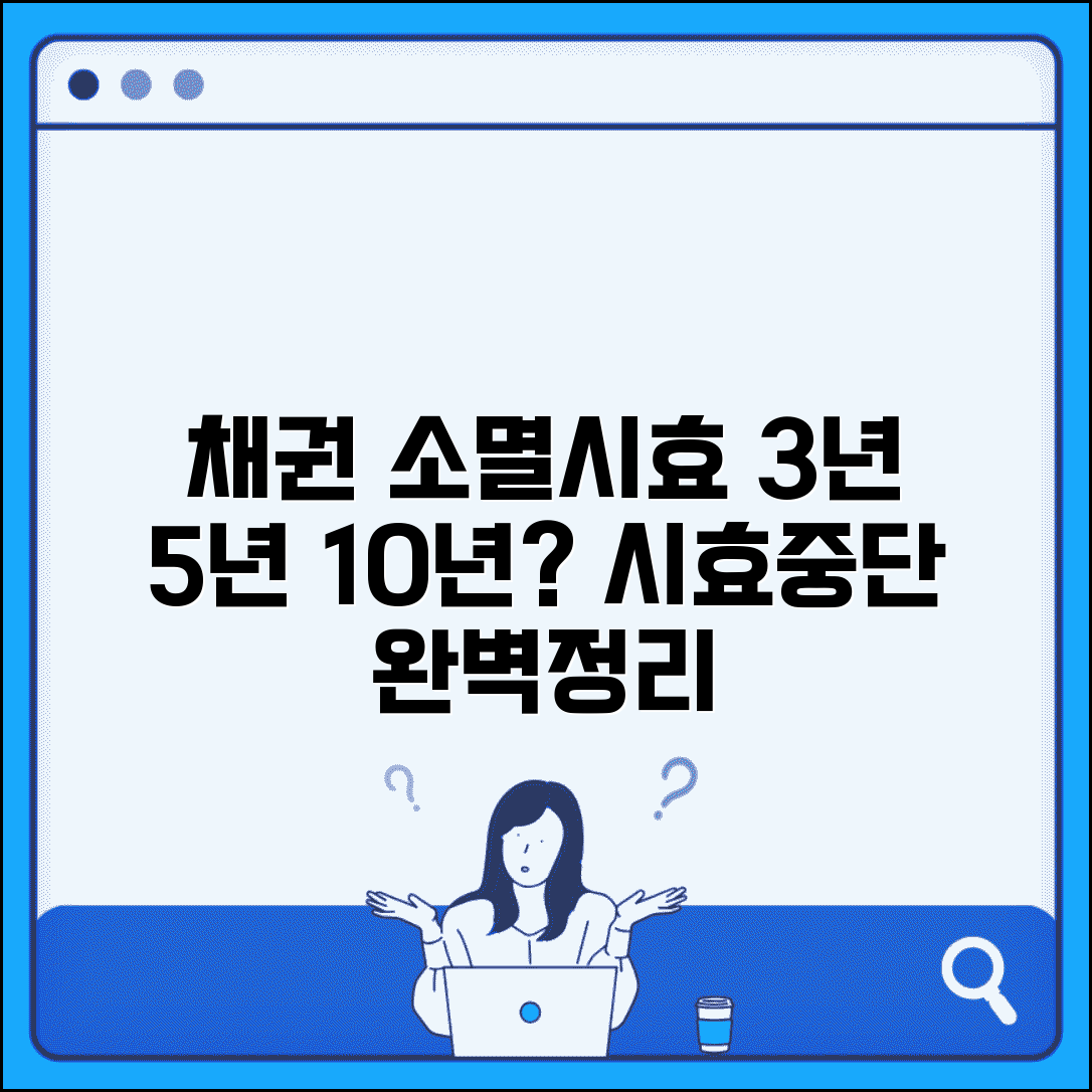 채권 소멸시효 3년 5년 10년과 시효중단 총정리