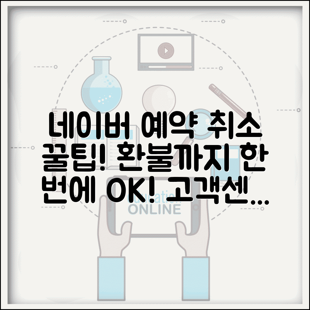 네이버 예약 취소 방법과 고객센터 환불 문의