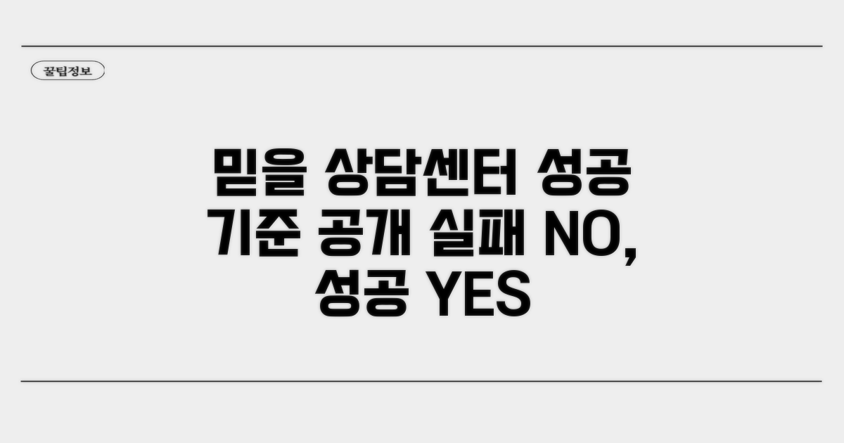 믿을 수 있는 상담센터 고르는 기준