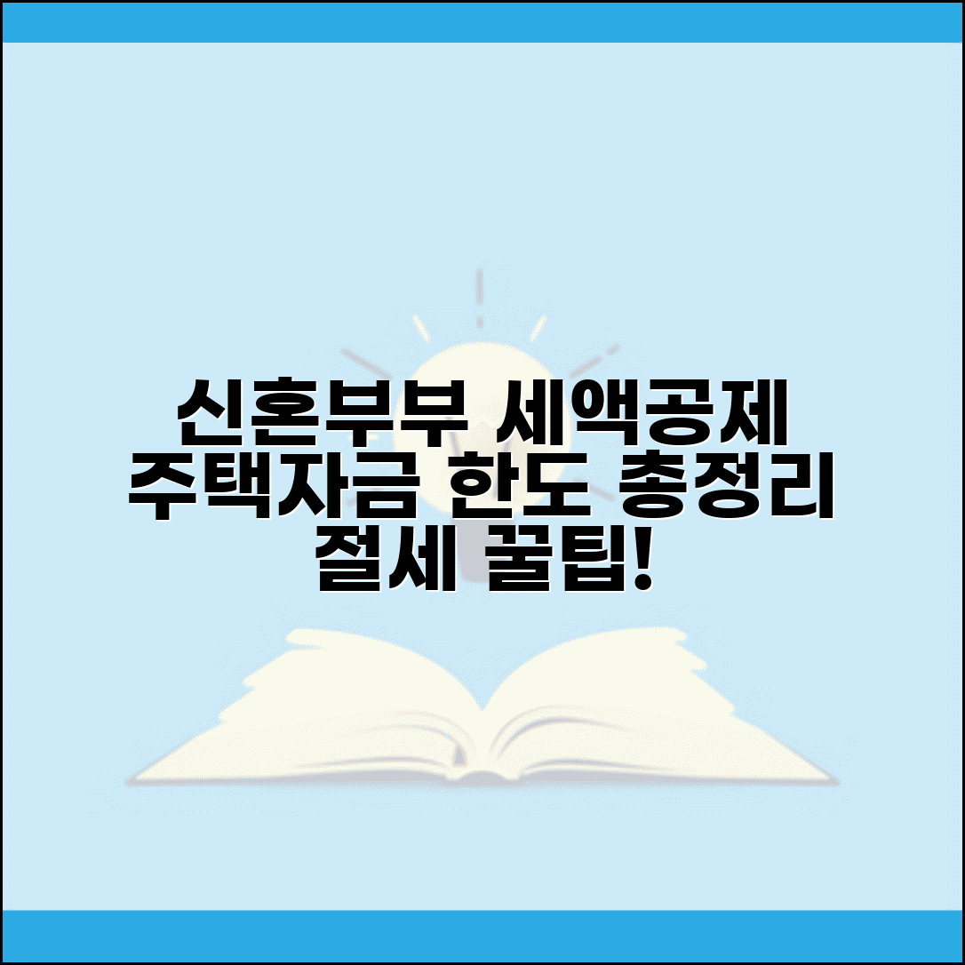 신혼부부 세액공제와 주택자금 소득공제 한도 총정리