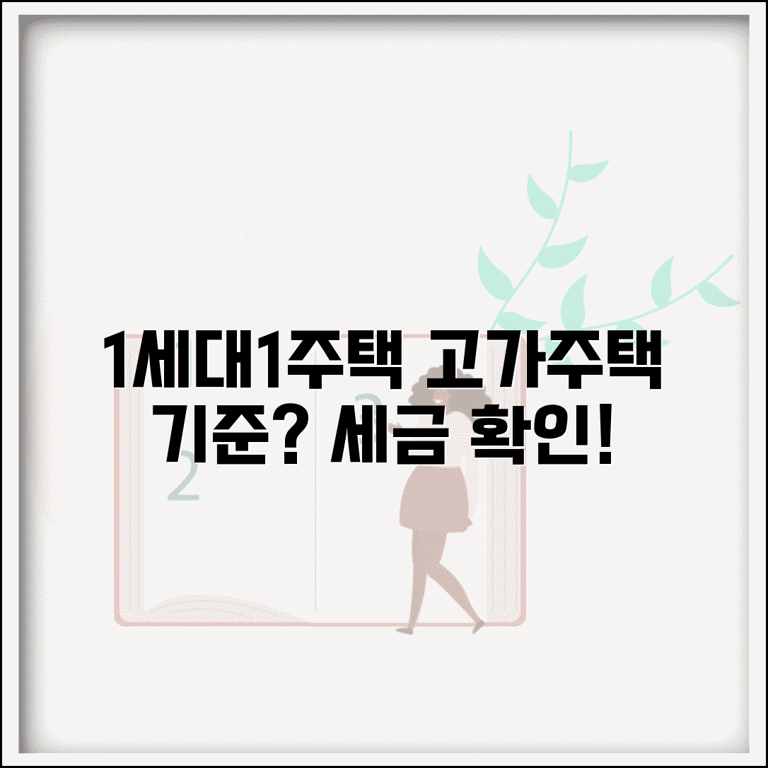 1세대1주택 고가주택 기준과 판정 세금