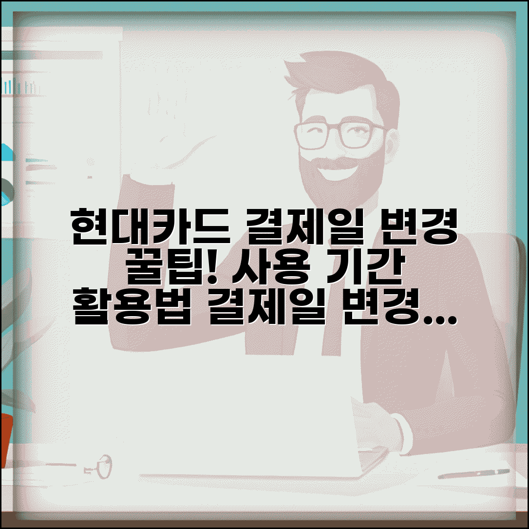 현대카드 결제일 변경 절차와 사용 기간 활용법