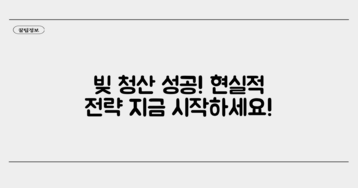 성공적인 채무 해결 전략