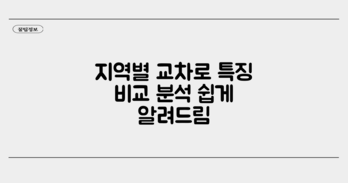 지역별 교차로 신문 특징 비교