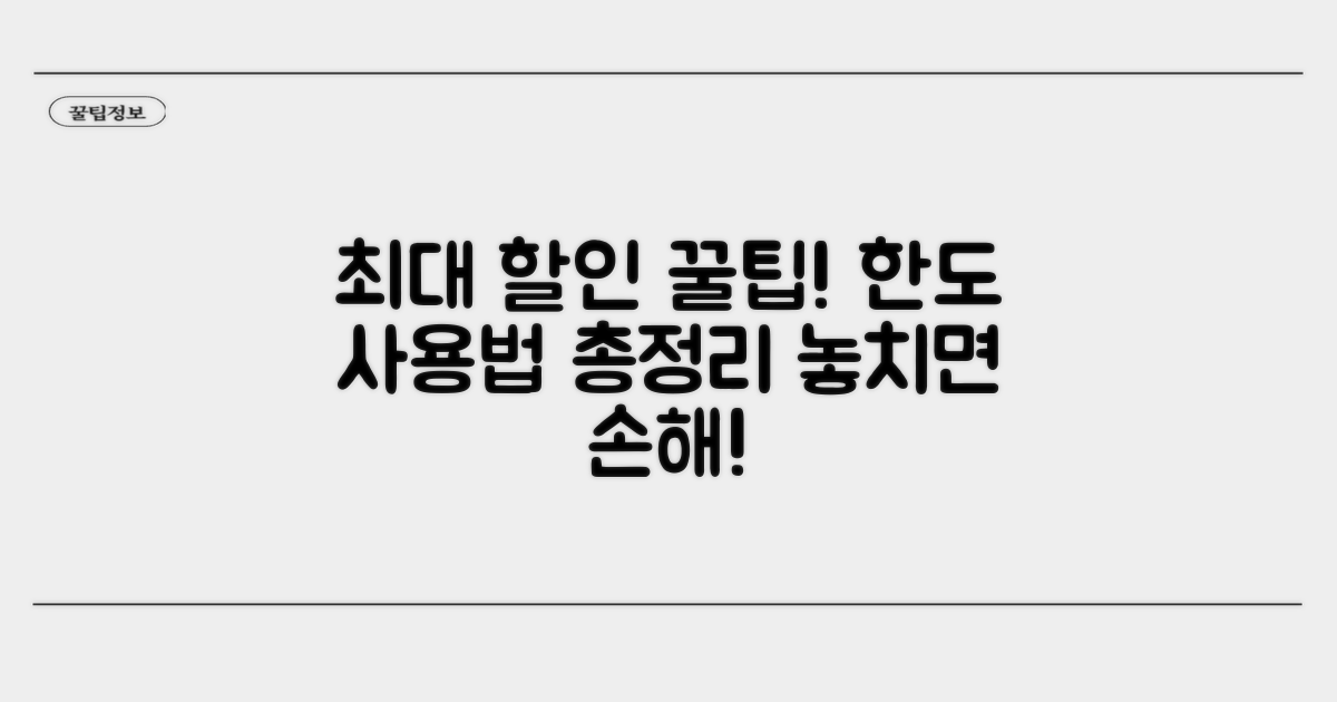 최대 할인 받는 한도와 사용법