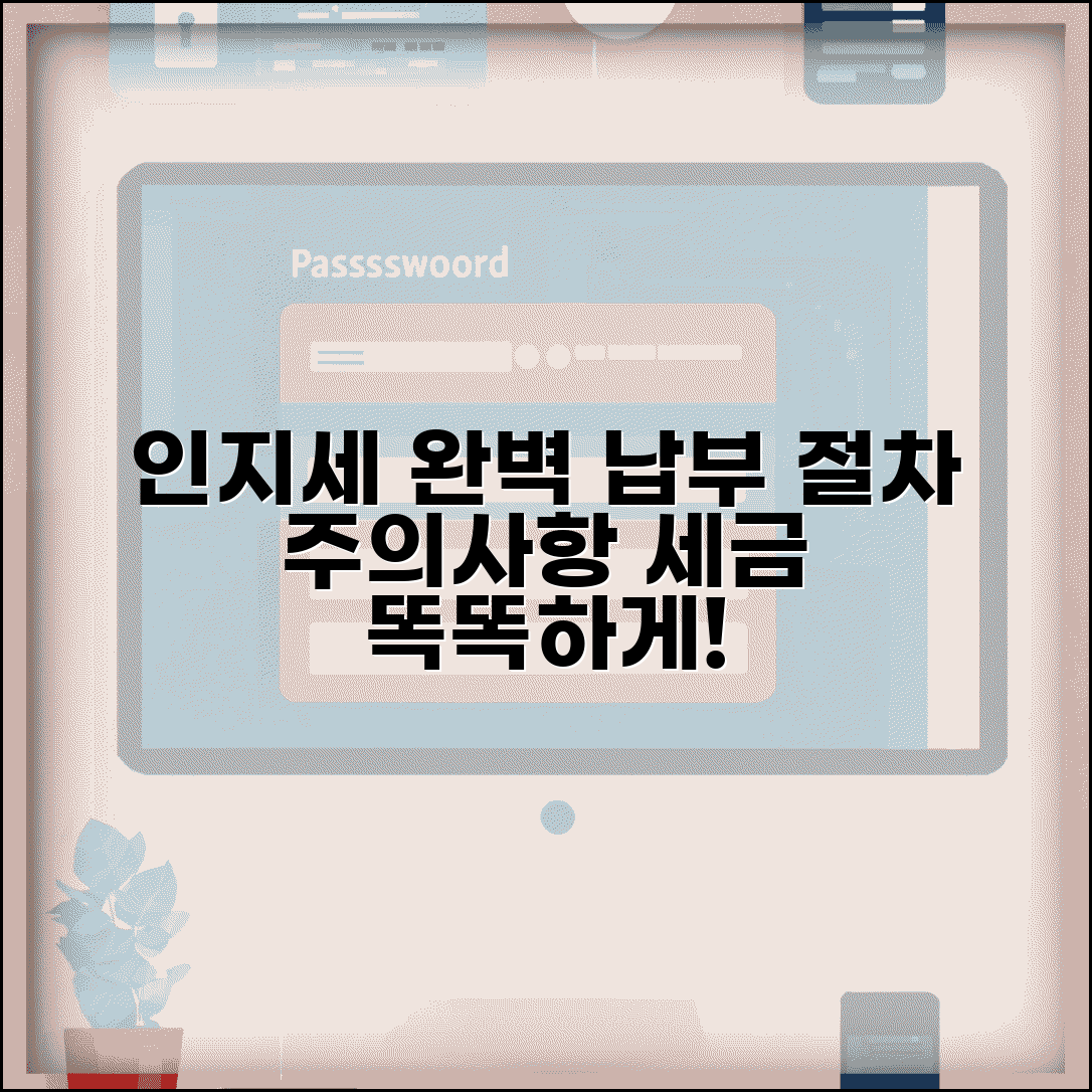 인지세 납부 절차와 방법 주의사항 안내