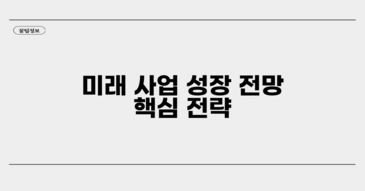 향후 사업 일정 및 전망