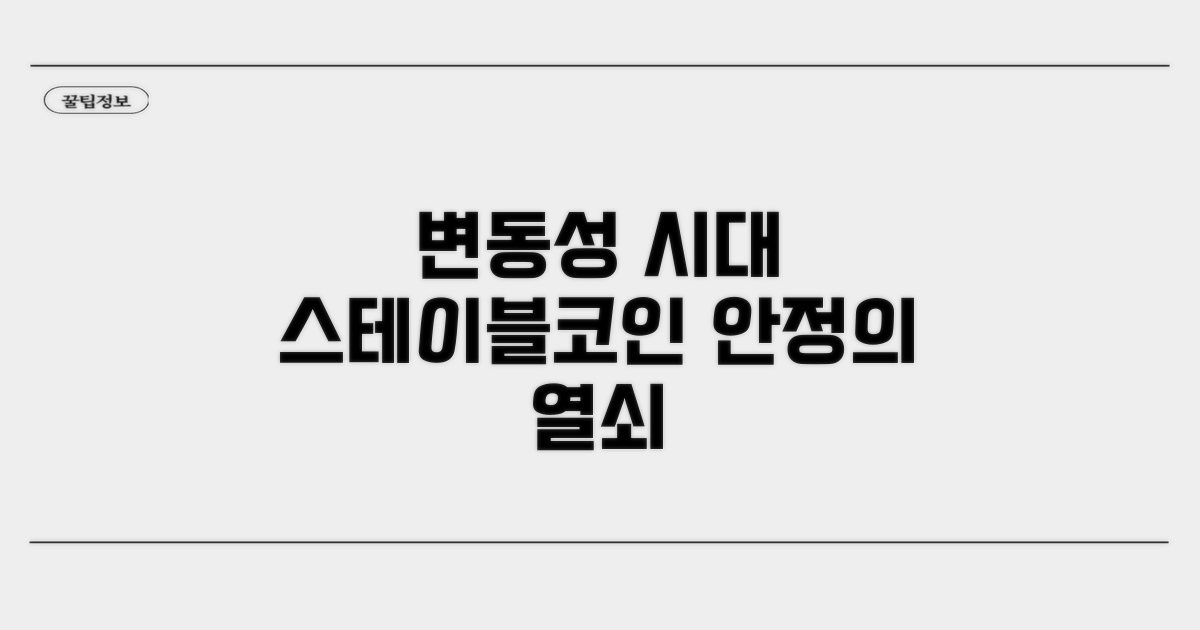 변동성 시대, 스테이블코인의 역할과 중요성