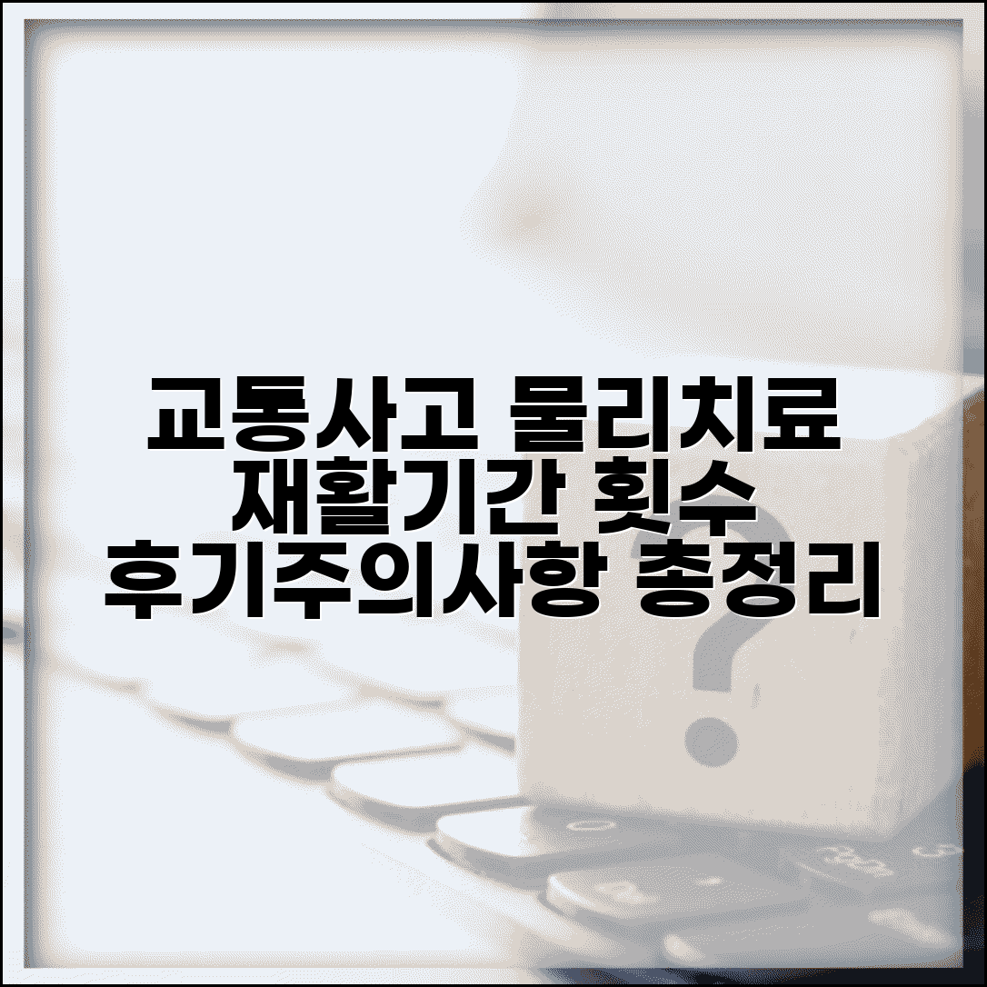 교통사고 물리치료 기간 몇 개월 | 재활 치료 기간과 횟수, 후기 및 주의사항 총정리