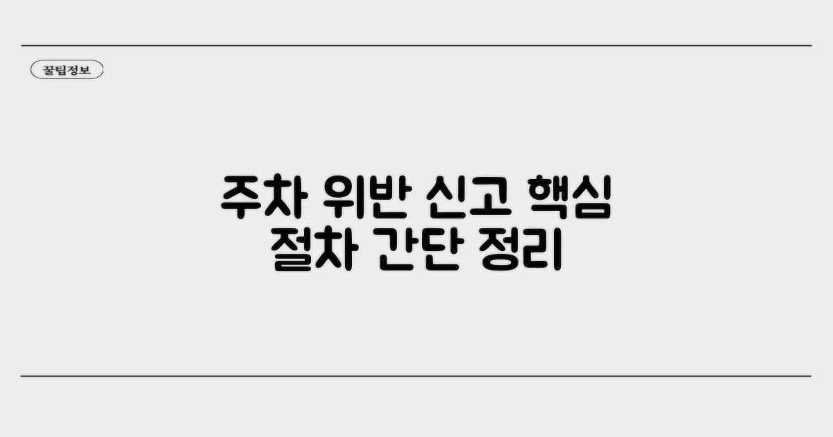 상습 주차 위반 신고 절차