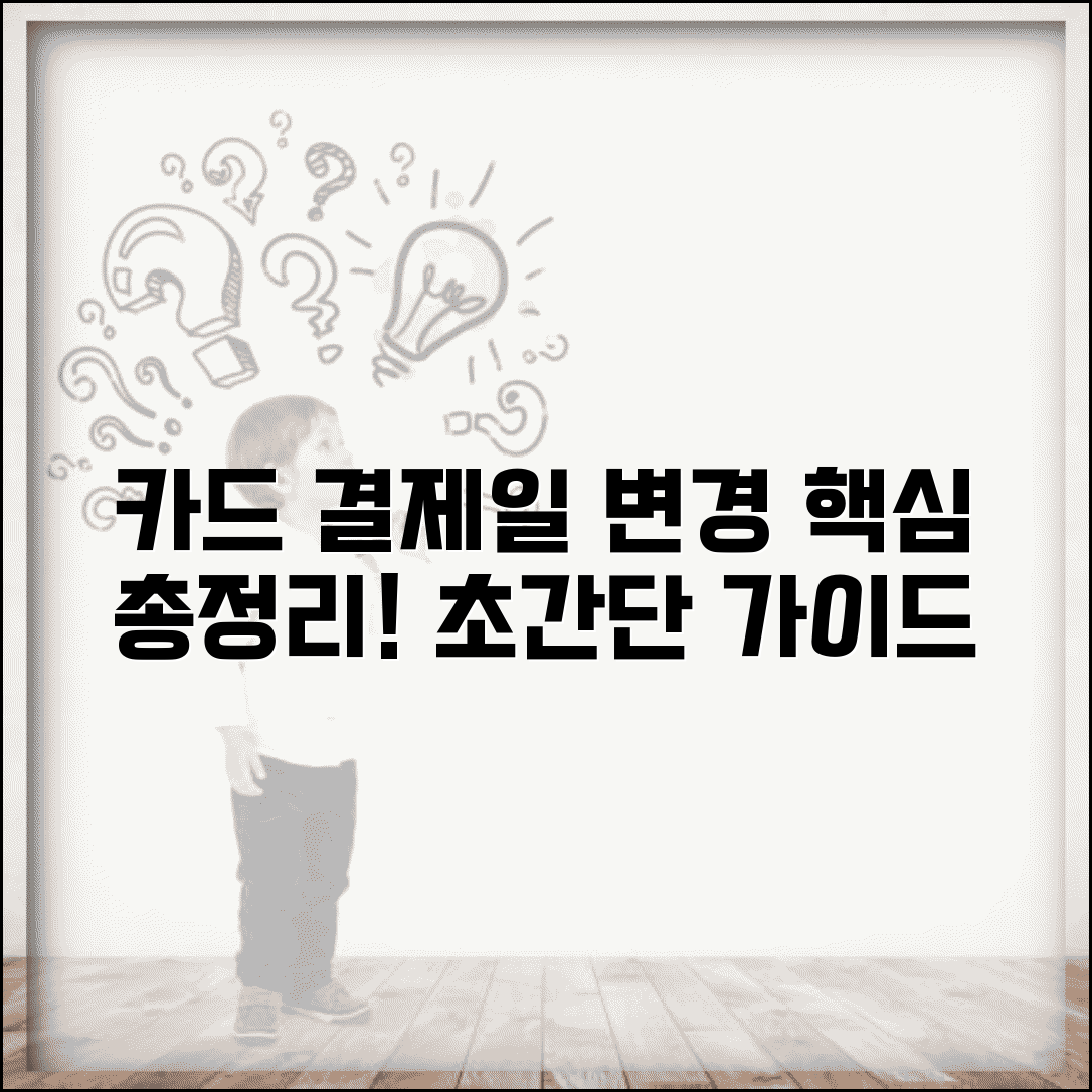 카드결제일 변경 방법 총정리 | 주요 카드사별 결제일 변경 절차 가이드