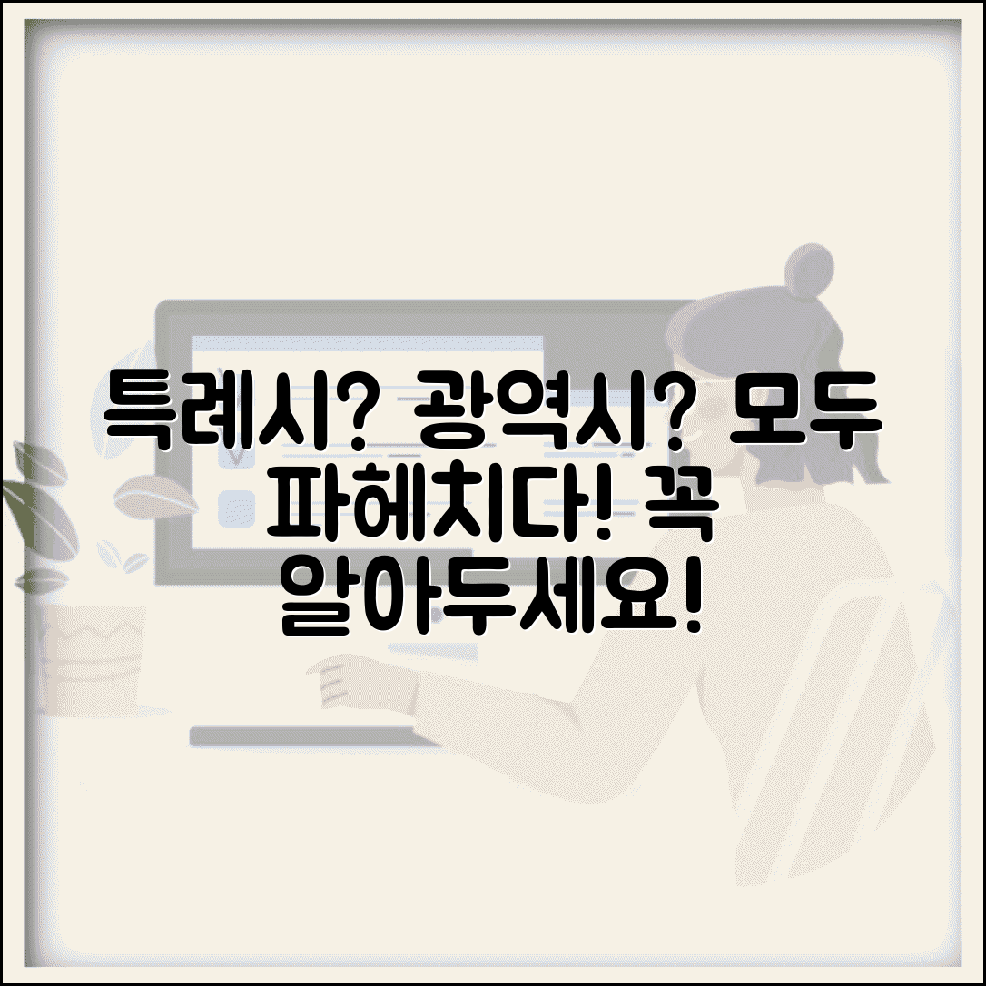 특례시 뜻과 지정 기준 | 특례시 개념과 광역시와의 차이점