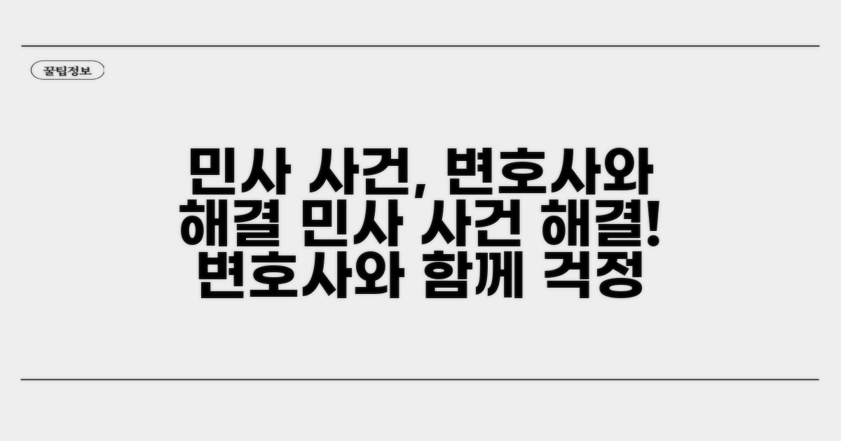 민사 사건, 변호사와 해결