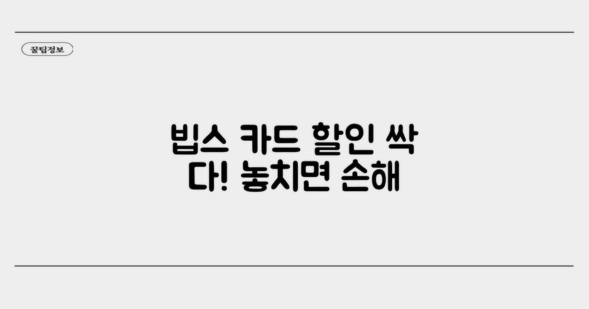 빕스 제휴 카드 혜택 총정리