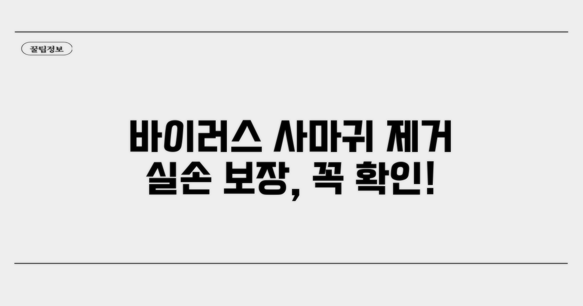 바이러스 사마귀 제거, 실손 보장 확인