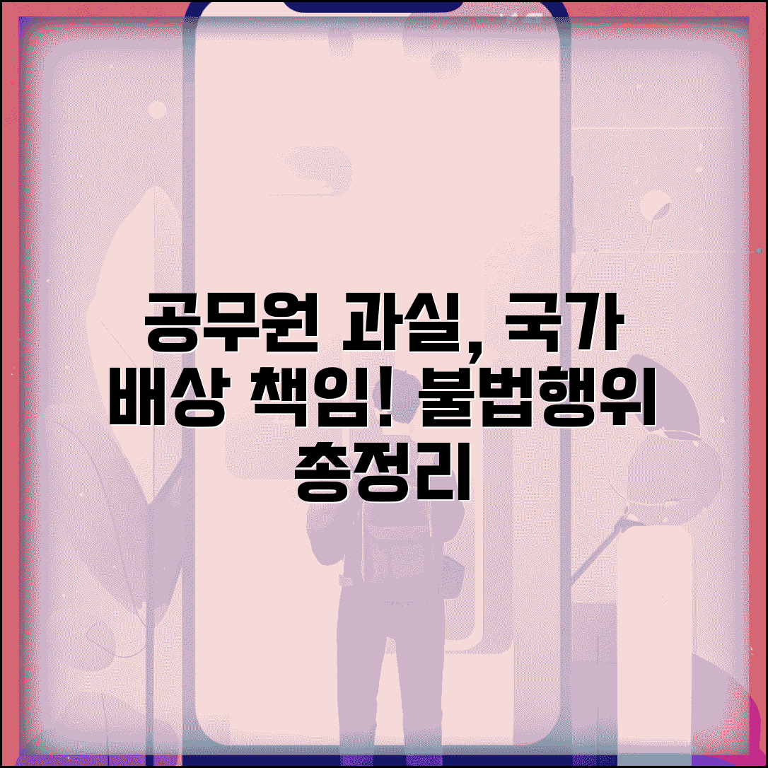 공무원 직무상 불법행위 배상 | 공무원 과실 국가 책임