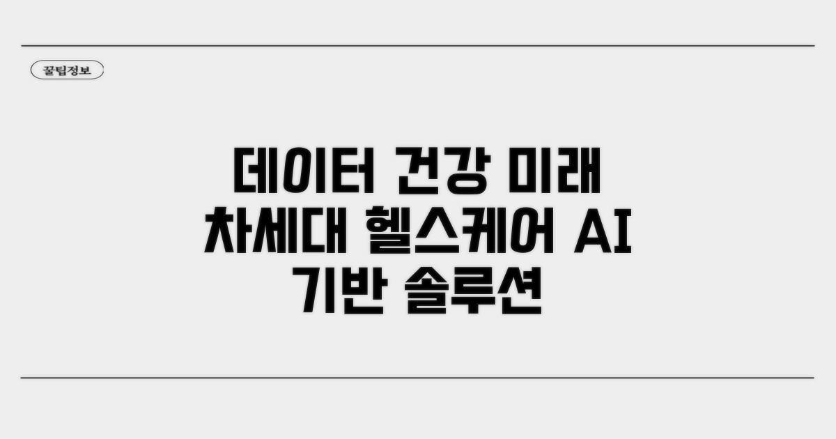 데이터 기반 건강 관리, 차세대 전망