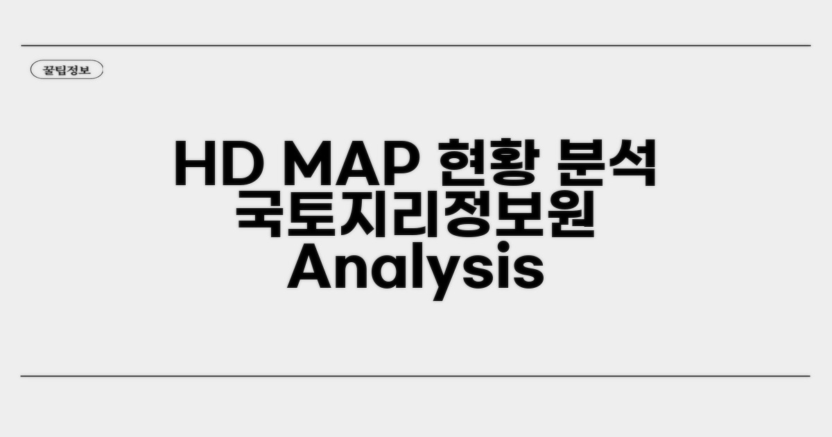 국토지리정보원 HD MAP 현황 분석