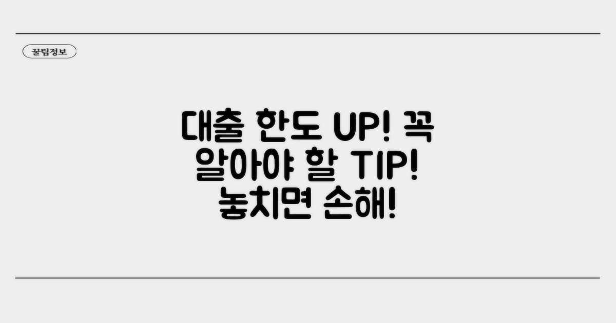 대출 한도 산정 시 꼭 알아둘 점