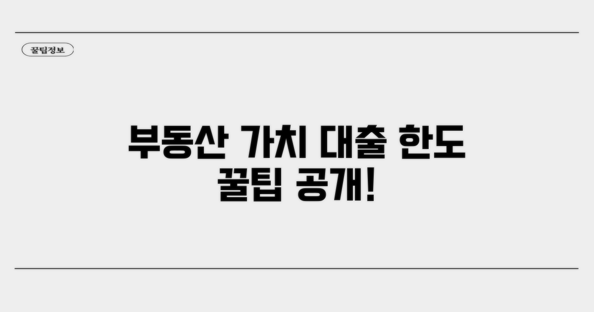 부동산 가치와 대출 한도 산정법