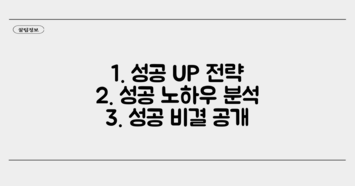 성공률 높이는 전략 분석