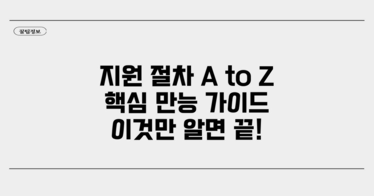 실전 지원 절차 상세 안내