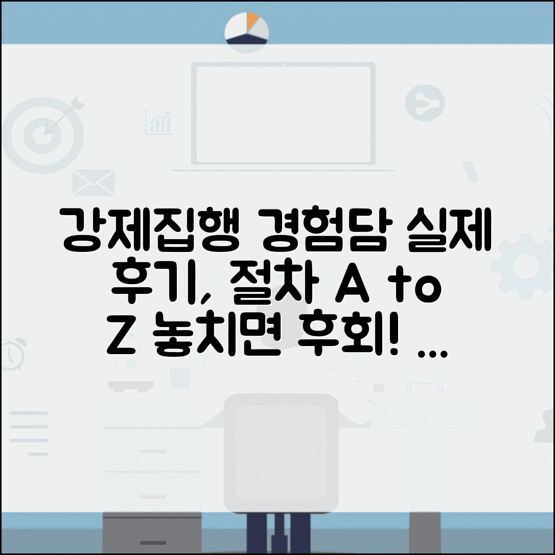강제집행 디시 후기 및 경험담 | 강제집행 절차 실제 사례