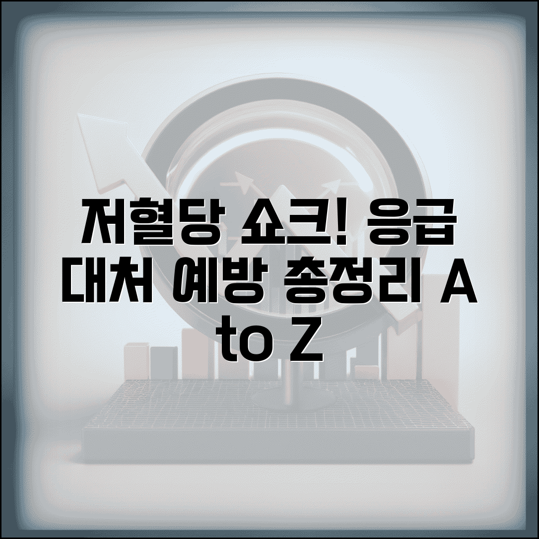 저혈당 증상 응급 대처법 | 저혈당 쇼크 예방 및 대응 방법 총정리