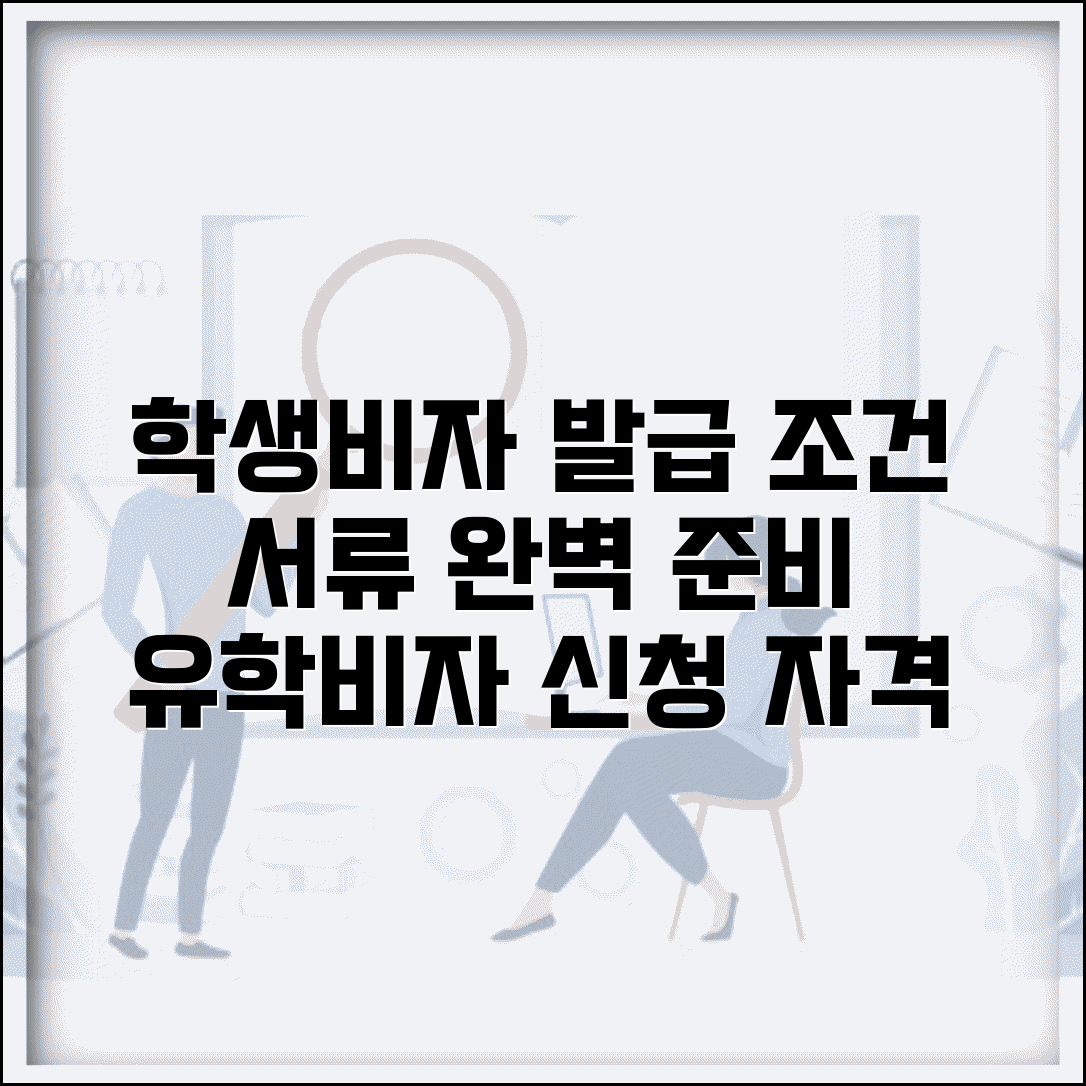 학생비자 발급 조건 서류 | 유학 비자 신청 자격 및 입학허가서 완벽 준비