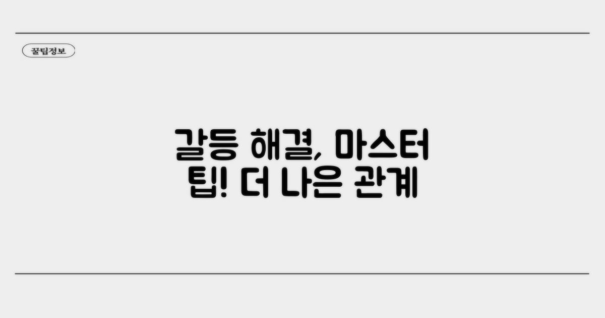 분쟁 해결을 위한 추가 팁