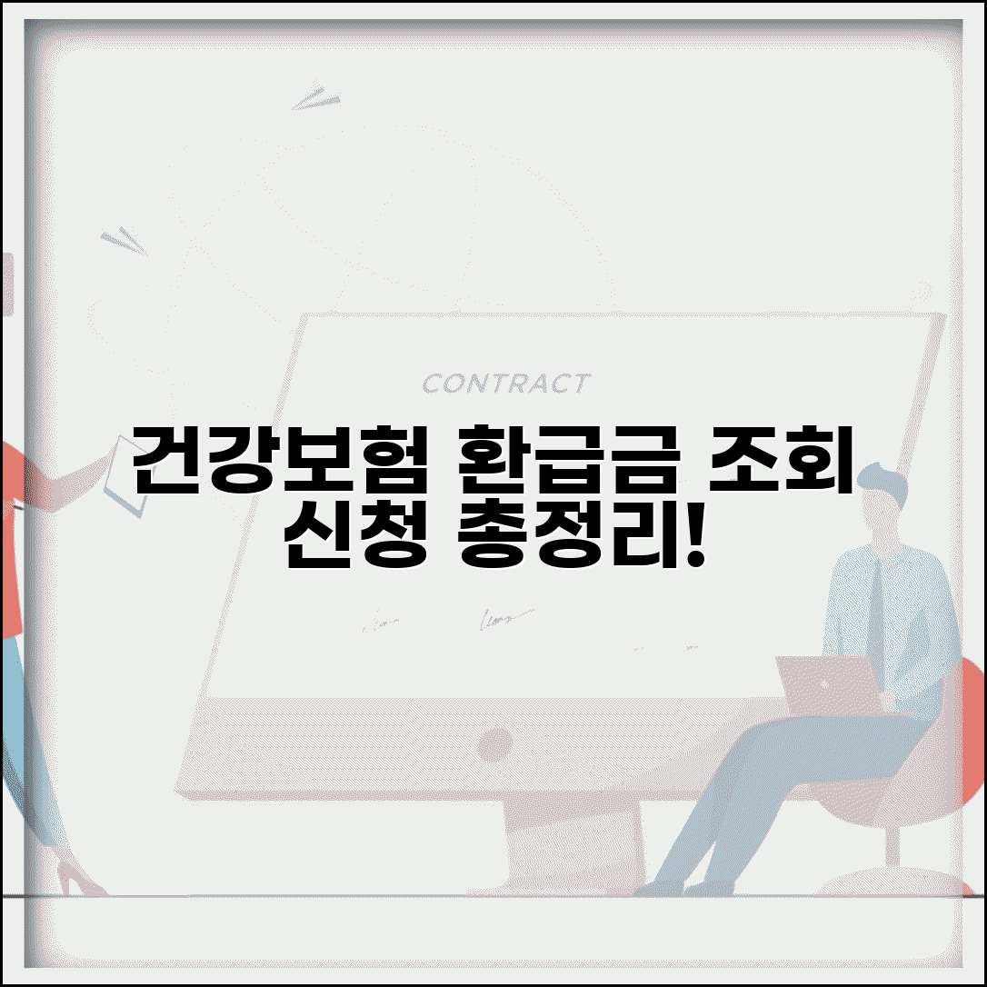 국민건강보험 환급금 조회 신청 총정리 | 온라인 신청 방법, 대상자 확인, 절차
