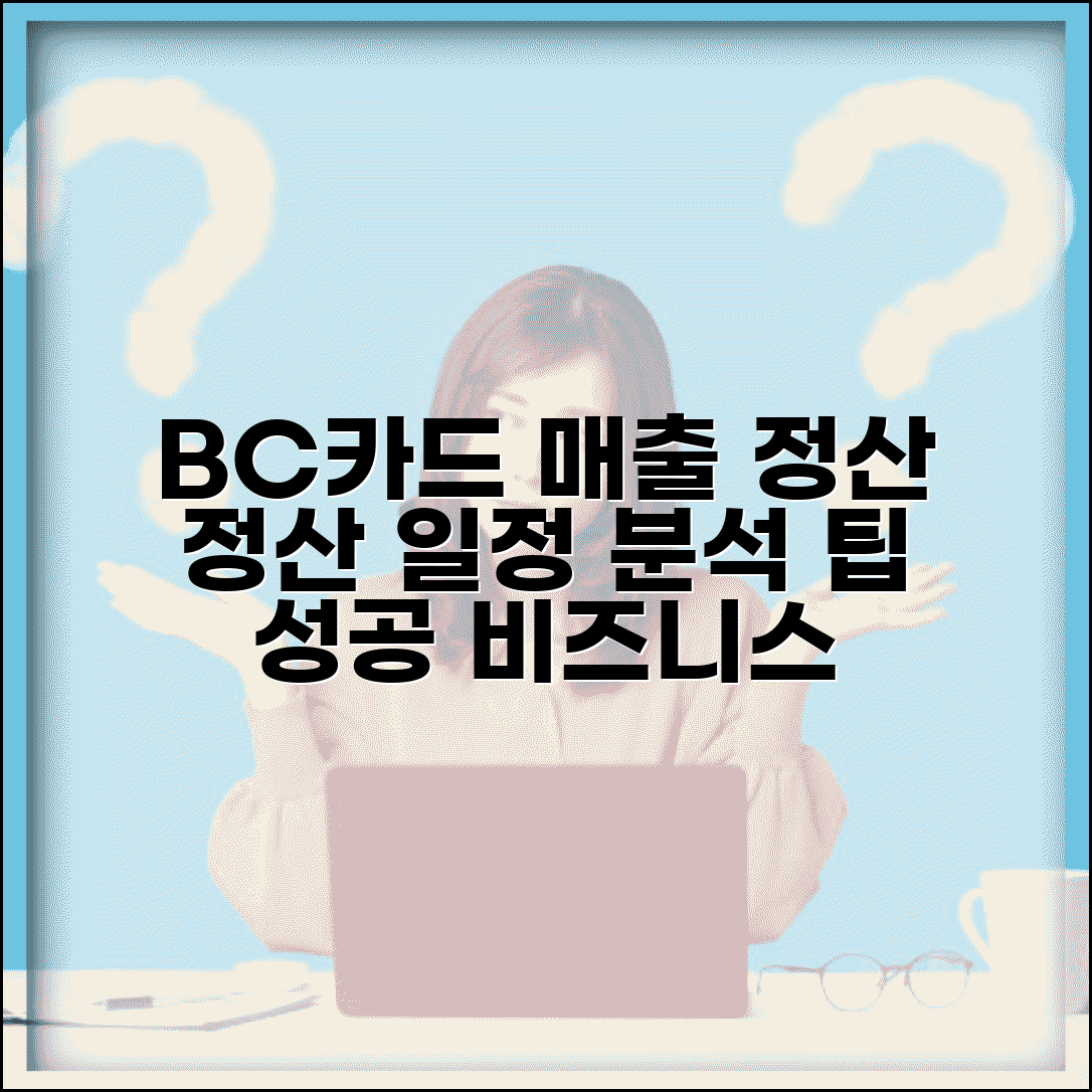 BC카드 가맹점 홈페이지 관리 팁 | 매출 정산 일정 확인과 데이터 분석 방법