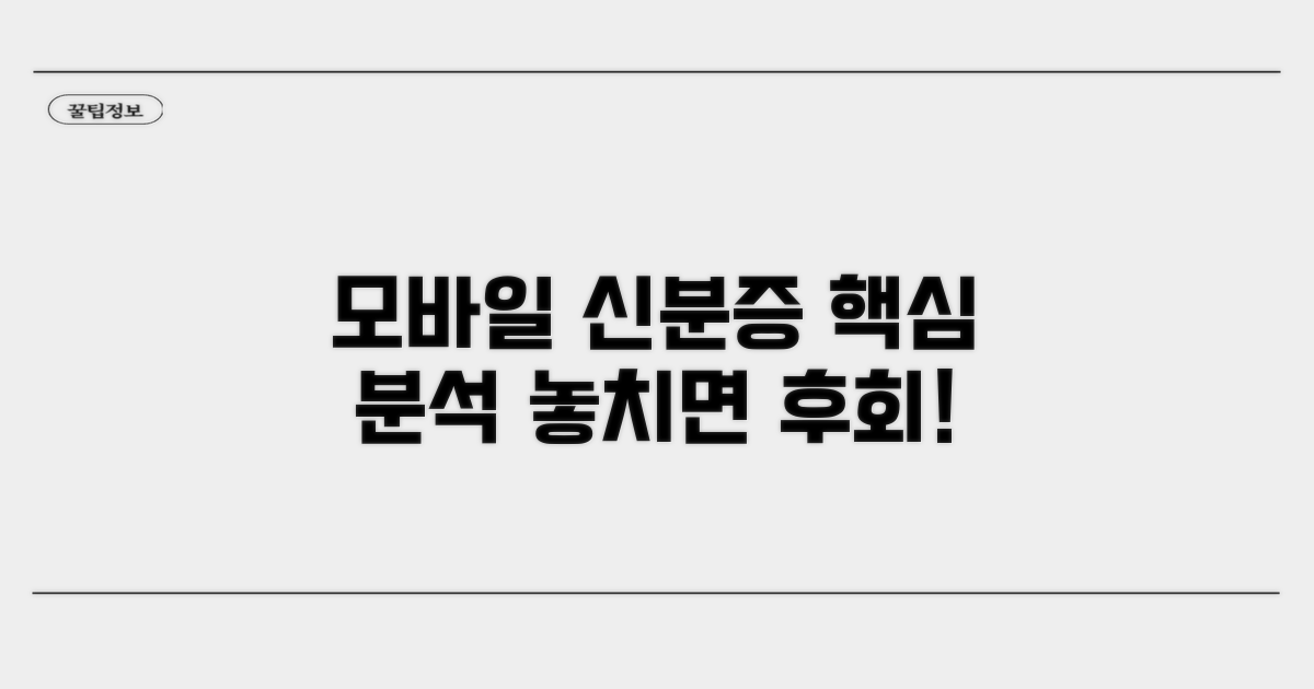 모바일 신분증 관련주 핵심 분석