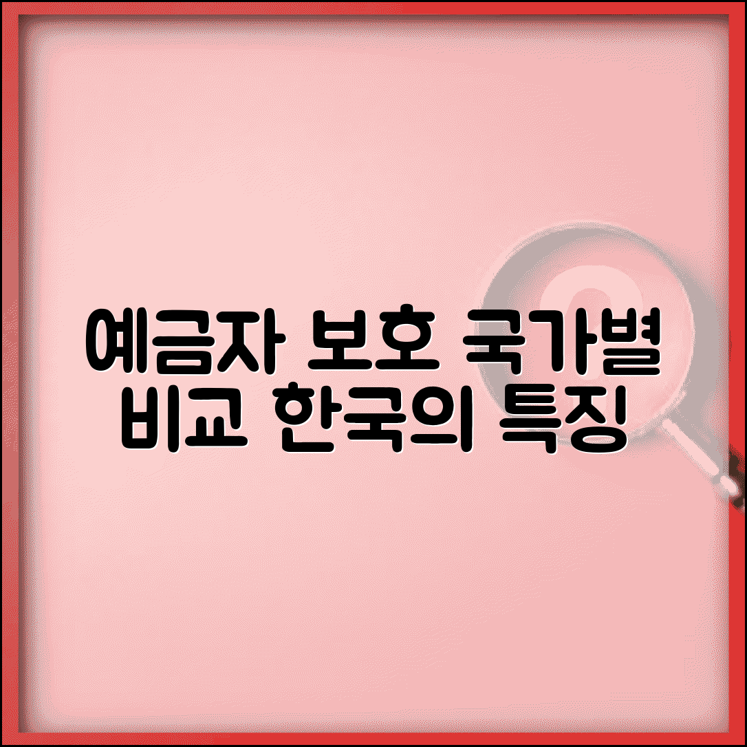 예금자 보호제도 국가별 비교 | 해외 사례로 본 한국 제도의 특징 및 장단점 분석