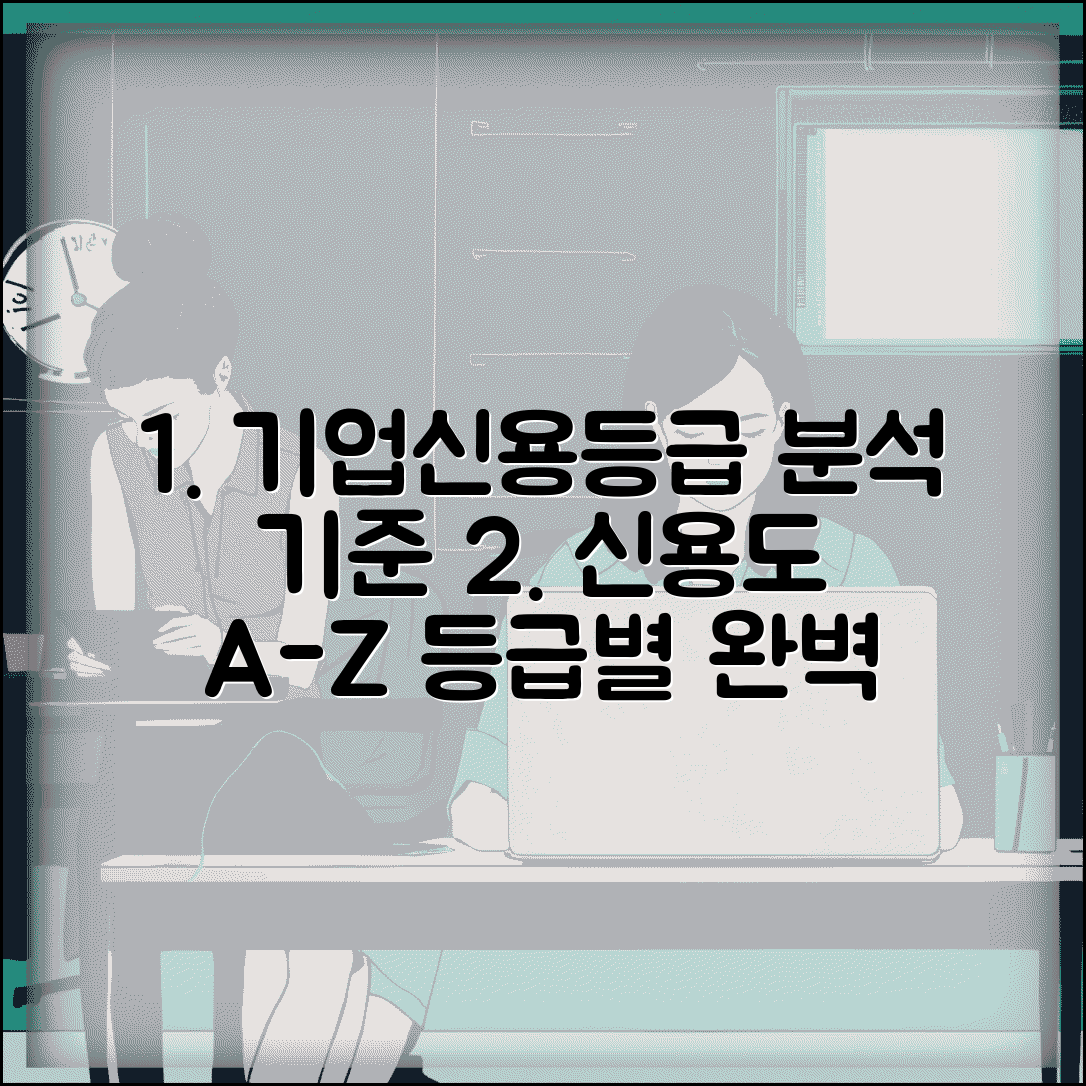 기업신용평가등급표 상세분석 | 회사 신용도 평가 기준과 등급별 의미 완벽 해석