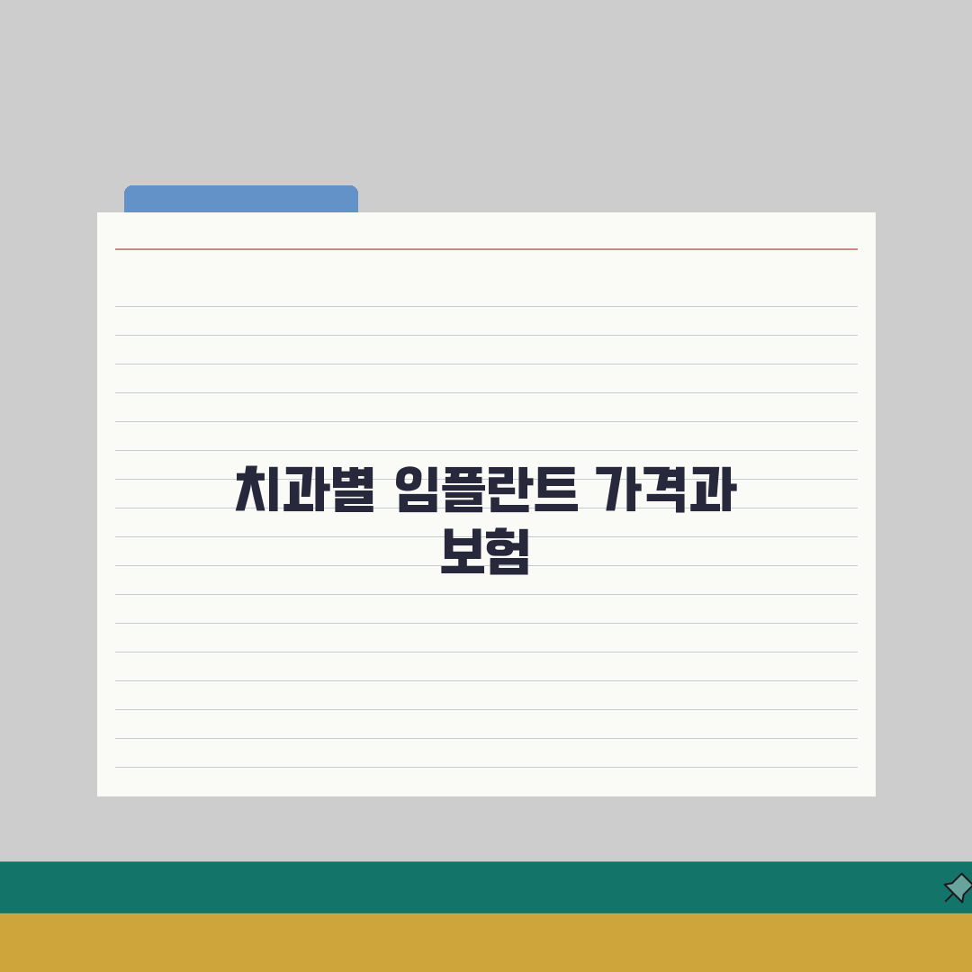 임플란트비용 | 치과별 가격 차이와 보험 적용 범위 총정리: 7가지 핵심 포인트